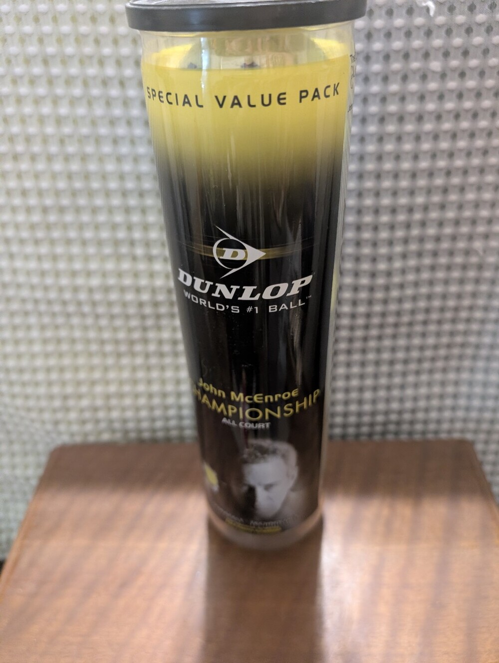 Dunlop, John McEnroe Championship Tennis Balls, New Unopened